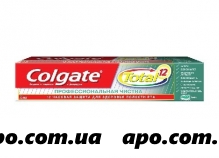 Колгейт зубная паста total 12 профессиональная чистка гель 75мл