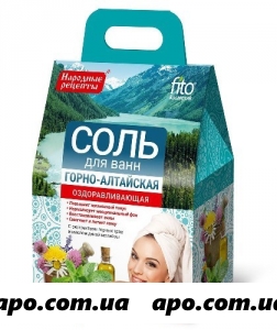 Соль д/ванн горно-алтайская оздоравл народные рецепты  0,5кг