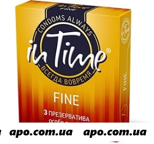 Презерватив in time fine особо тонкие n3