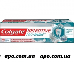 Колгейт sensitive pro-relief зубная паста 75мл 