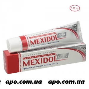 Мексидол дент зубная паста complex 100,0