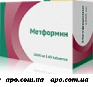Метформин 1,0 n60 табл