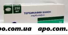 Тербинафин канон 0,25 n14 табл