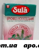 Леденцы sula б/сахара 40,0 /брусника/можжев