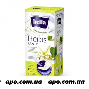 Белла прокладки ежед panty herbs tilia n20