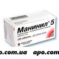 Манинил 5 n120 табл