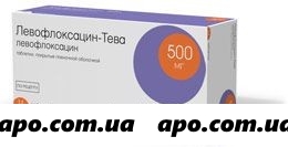 Левофлоксацин-тева 0,5 n14 табл п/плен/оболоч