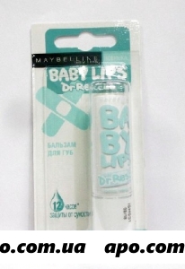 Maybelline / мейбеллин  бальзам д/губ baby lips dr rescue нежный ментол 4г