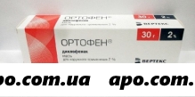 Ортофен 2% 30,0 мазь