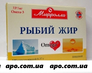 Рыбий жир мирролла n100 капс