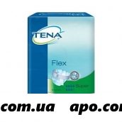 Тена подгузники для взрослых флекс супер n10, l (100-150 см)