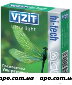 Презерватив vizit hi-tech ultra light n3