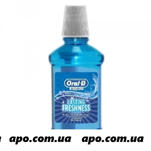 Орал-би (oral-b) ополаскиватель комплекс lasting freshness arctic mint 250мл