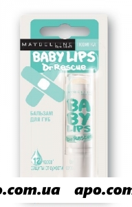Maybelline бальзам д/губ baby lips dr rescue эвкалипт4г