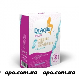 Соль морская ароматная с микроэлементами череда dr.aqua к/коробка 0,5 кг