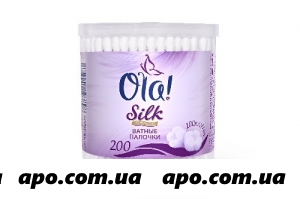 Ola silk sense ватные палочки n200 /пласт/