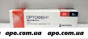 Ортофен 5% 50,0 гель