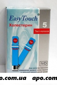 Тест-полоски easy touch  холестерин n5