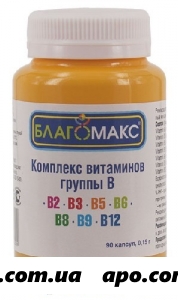 Благомакс комплекс витаминов группы в n90 капс