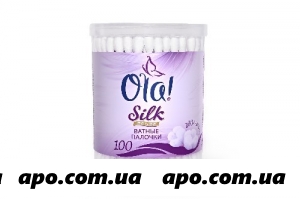 Ola  silk sense ватные палочки n100/пласт/