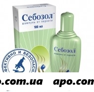 Себозол 100мл шампунь от перхоти (кетоконазол 1%)