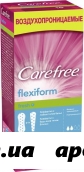 Carefree прокладки ежедн flexi form ароматn18