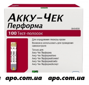 Тест-полоски accu-chek performa n100