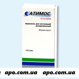 Атимос 12мкг/доза 120доз флак аэрозоль д/инг