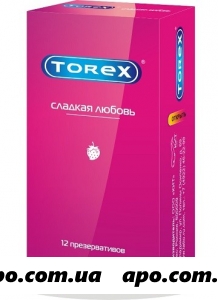 Презерватив torex  сладкая любовь n12