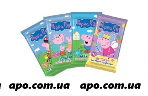 Салфетки влажные детские peppa pig n20