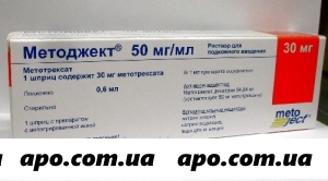 Методжект 50 мг/мл   30 мг (0,6 мл) n1 шприц р-р п/к
