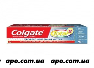 Колгейт зубная паста total 12 профессиональная чистка 75мл