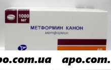 Метформин канон 1,0 n60 табл п/плен/оболоч